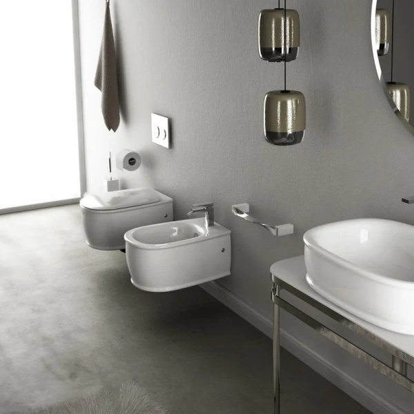 Унитаз подвесной ArtCeram Azuley AZV001, сиденье с микролифтом , с антивсплеском - фото 6