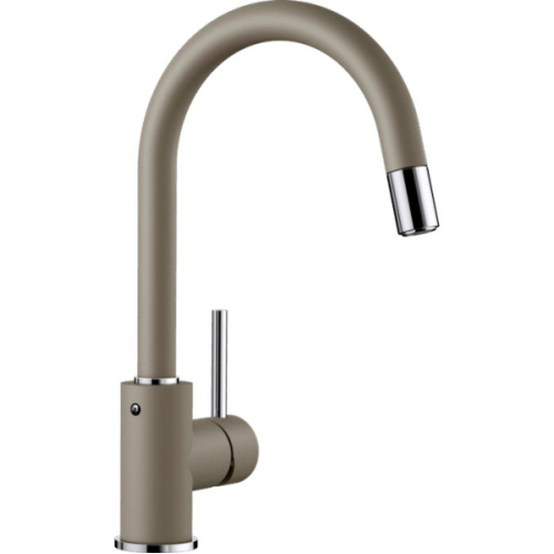 Смеситель для кухни серый беж Blanco Mida-S - фото 6