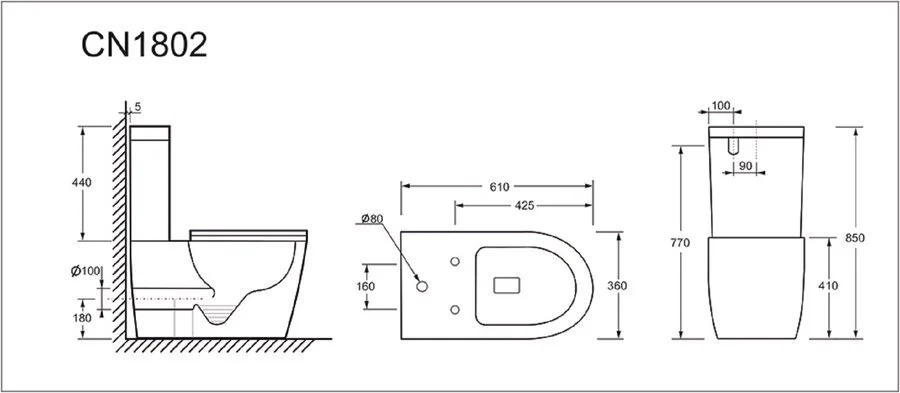 Унитаз компакт Ceramica Nova Highlight напольный, унитаз-компакт - фото 7