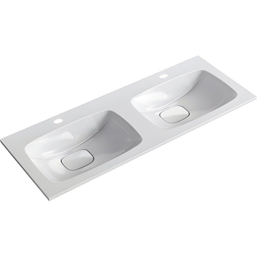 Раковина мебельная Aqwella Malaga Duet 120 см двойная - фото 2