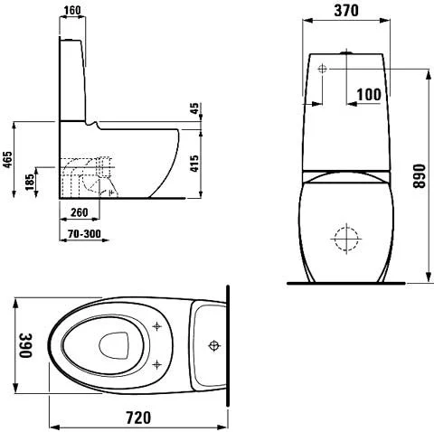 Бачок для унитаза Laufen Alessi One белый index_1 - фото 3