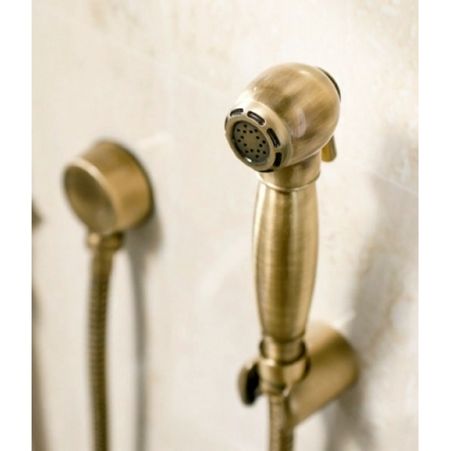Гигиенический душ с держателем и шлангом Migliore Karina 20 латунь - фото 3