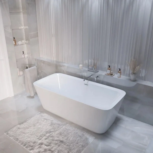 Ванна акриловая Grossman Cristal GR-2023, 170 x 80 см, белая - фото 4