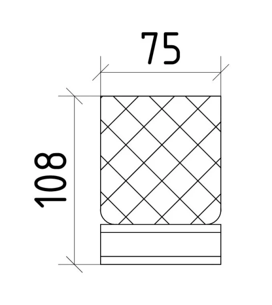 Стакан для ванной Boheme Royal Cristal хром, прозрачные кристаллы - фото 2