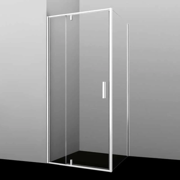 Душевой уголок WasserKRAFT Neime 90x100 см профиль белый - фото 2