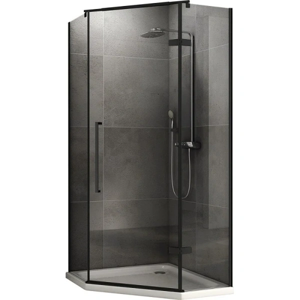 Душевой уголок Abber Ewiges Wasser AG05100 100х100 см пятиугольный