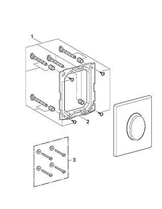 Смывная клавиша Grohe Skate Air 38564 - фото 2