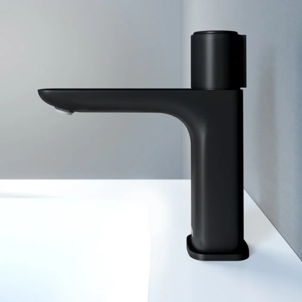Смеситель для раковины IDDIS Slide черный матовый, на раковину - фото 6