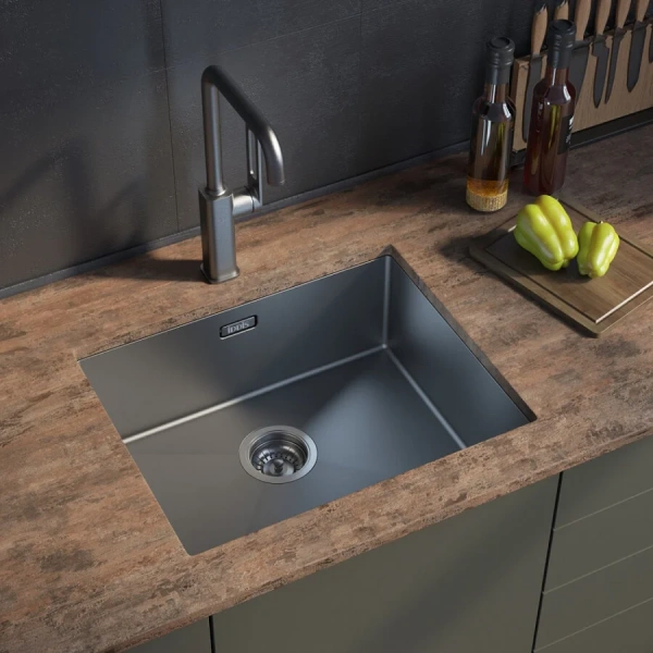 Мойка для кухни IDDIS Edifice 54 см графит - фото 4