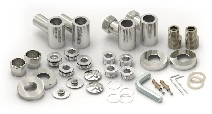 Полотенцесушитель водяной Сунержа Богема+ 30х120 см белый, для систем горячего водоснабжения, для систем отопления, с нижним подключением - фото 5