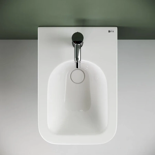 Биде подвесное Ceramica Nova Metric CN3008 санфарфор, белые, черные - фото 5