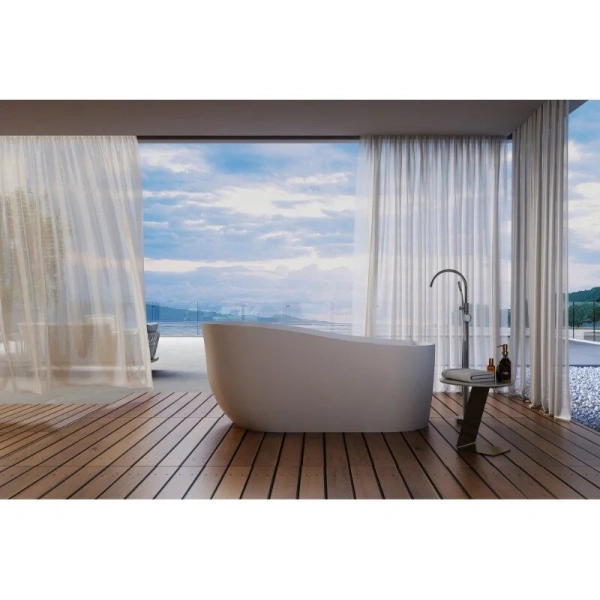 Ванна акриловая Abber 170x78 см белая - фото 3