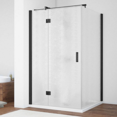 Душевой уголок стекло шиншилла Vegas-glass AFP-Fis 100х110 02 L, распашные - фото 6