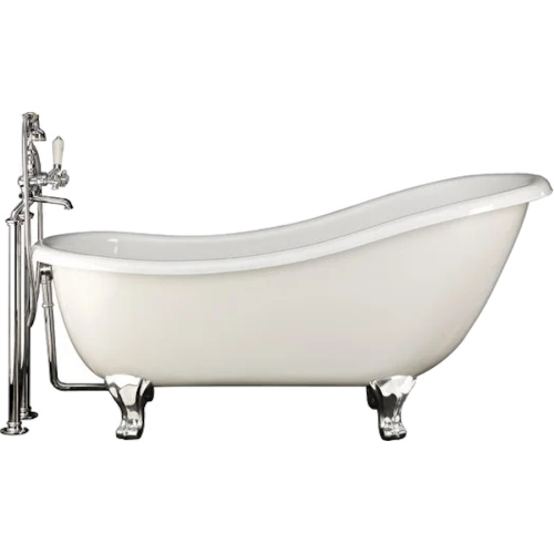 Ванна чугунная без отверстий под смеситель, ножки Deco, Devon&Devon Regina