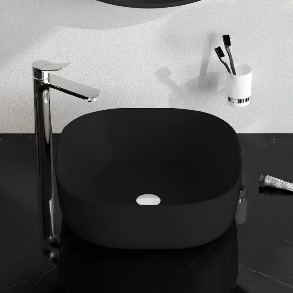 Раковина Am.Pm Func 43 см черная матовая - фото 3