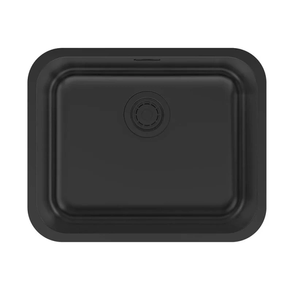 Мойка для кухни Paulmark Vello 53 см матовый черный - фото 1