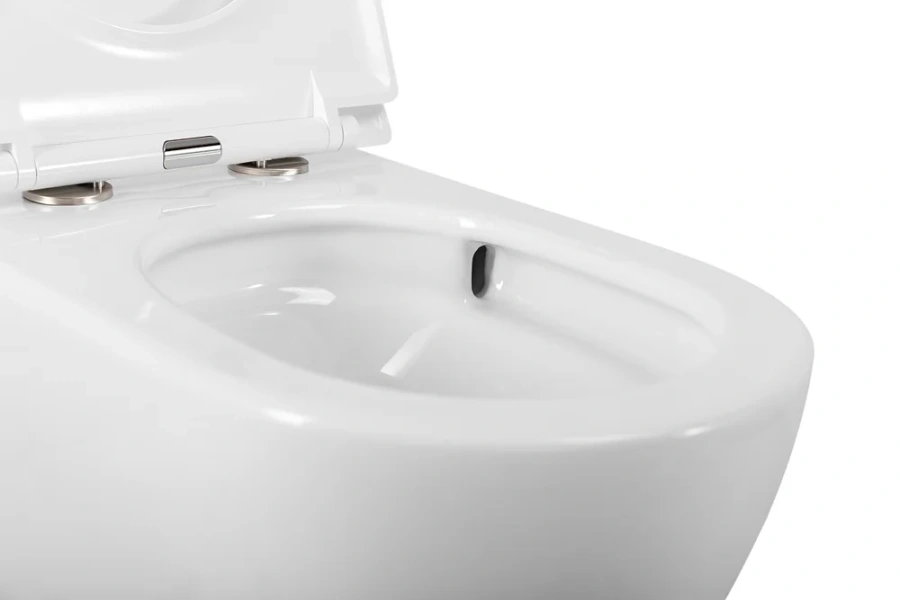 Унитаз подвесной Cezares Relax безободковый, недорогие, безободковые, сиденье с микролифтом , с антивсплеском index_1 - фото 14