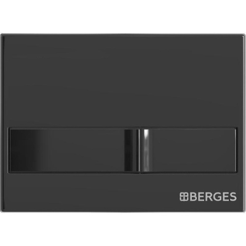Инсталляция для унитаза BERGES Novum кнопка черный глянец - фото 3