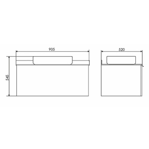 Схема, под накладную раковину - фото 5