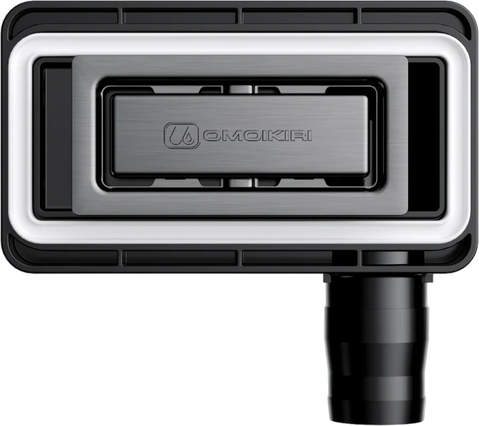 Перелив Omoikiri OV-2-GM вороненая сталь - фото 1