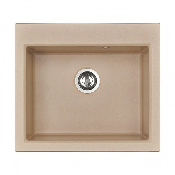 Мойка для кухни Акватон Линеа 58 см латте, из искусственного мрамора - фото 3