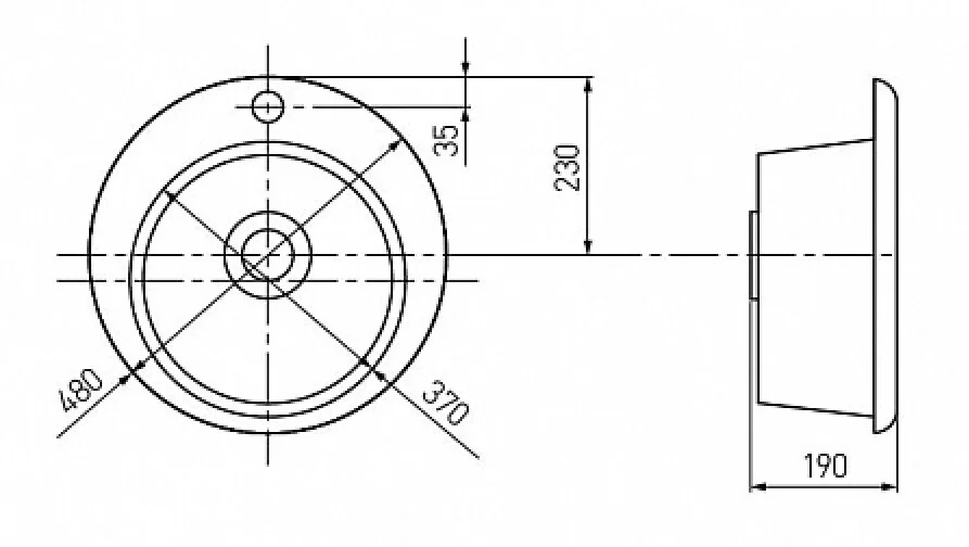 Мойка для кухни Акватон Иверия 48 см кофе, врезные - фото 2