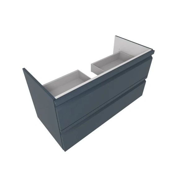 Тумба с раковиной подвесная Акватек Вега 100 см серый матовый, серая - фото 7