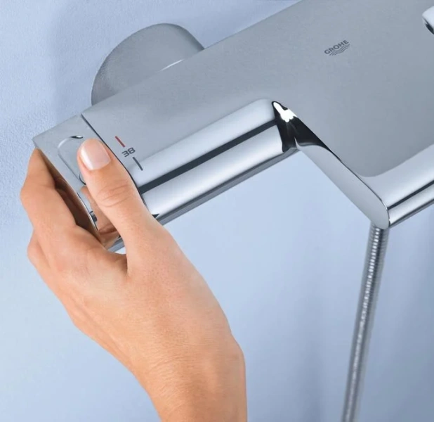 Смеситель для ванны Grohe Grohtherm 2000 термостатический, настенные - фото 6