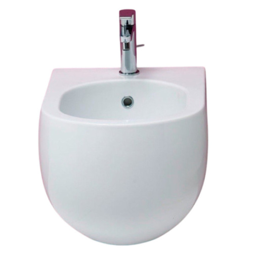 Биде подвесное Kerasan Flo белое матовое - фото 1