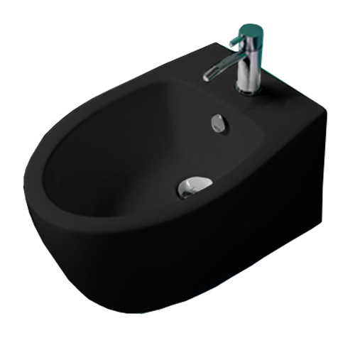 Биде подвесное, цвет чёрный, Simas LFT Spazio LFT 19 NE - фото 1