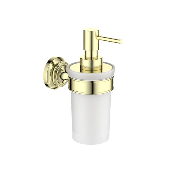 Дозатор для мыла Акватек Классик полированное золото - фото 1