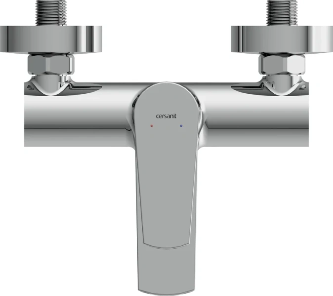 Смеситель для ванны Cersanit Moduo хром, настенные - фото 6