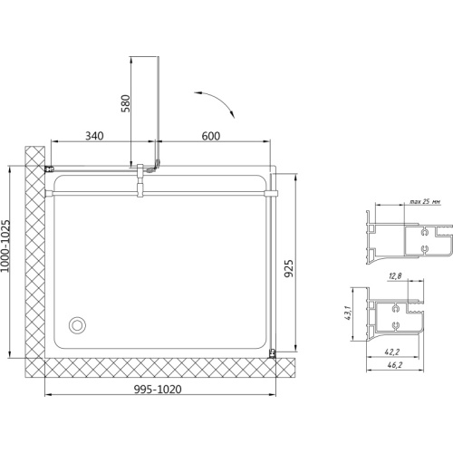 Схема, распашные - фото 7