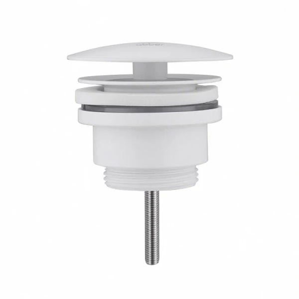 Донный клапан Abber белый - фото 1