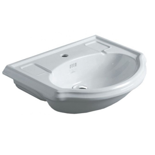 Раковина полувстроенная, цвет белый, Simas Arcade AR 835 BI - фото 1