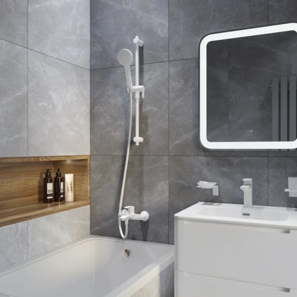 Шланг для душа IDDIS Optima Home белый матовый - фото 3