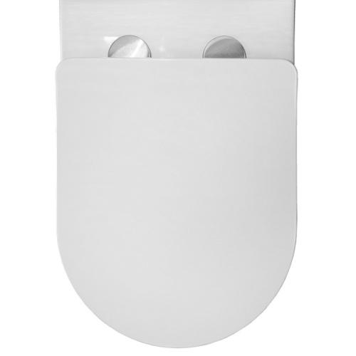 Унитаз компакт Azario Ambra с сиденьем микролифт, с вертикальным выпуском в пол, с горизонтальным, прямым выпуском, с прямым выпуском - фото 7