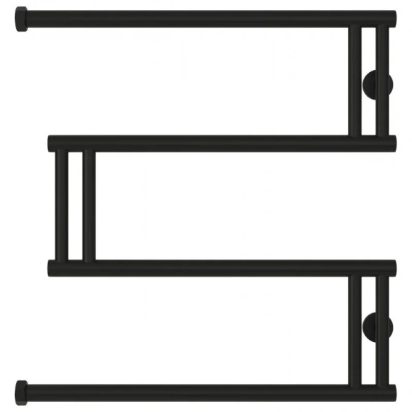 Полотенцесушитель водяной Сунержа High-Tech+ 60х60 см черный матовый - фото 3