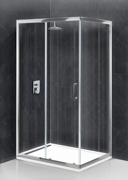 Душевой уголок BelBagno Uno 100х90 см стекло прозрачное - фото 1