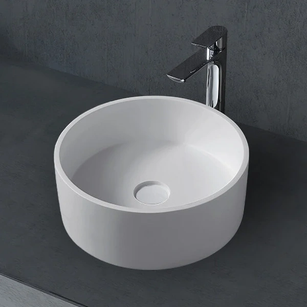 Раковина Abber Stein 40 см белая матовая - фото 3