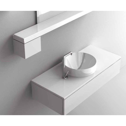 Раковина накладная белая Kerasan Cento, накладные (на столешницу) - фото 3