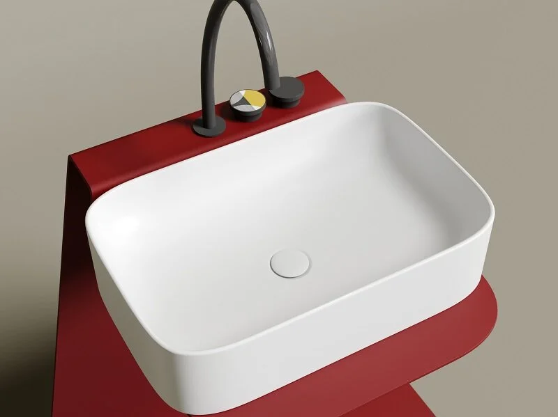 Раковина Ceramica Nova Element 60 см белая матовая, одинарные - фото 8