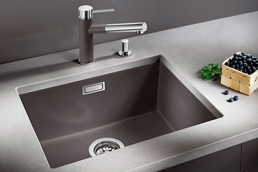 Мойка для кухни Blanco Rotan 500-U 53 см черный - фото 3