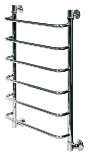 Полотенцесушитель водяной Ника Quadro 80x50 см хром - фото 2