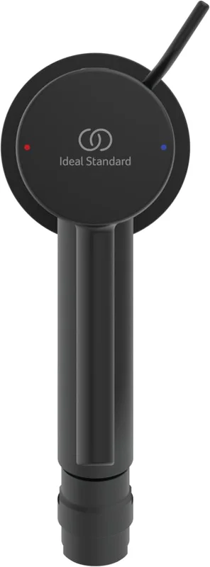 Смеситель для биде Ideal Standard Ceraline черный матовый, недорогие, округлая форма, с донным клапаном - фото 5