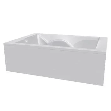 Ванна акриловая Vayer Coral 180 х 120 см - фото 3