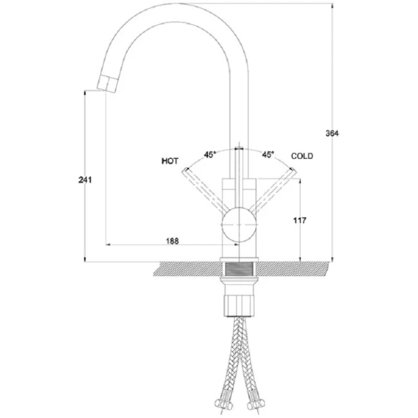 Тумба под раковину напольная Migliore Kantri 126 см Decape Sabbia, нет в наличии - фото 2