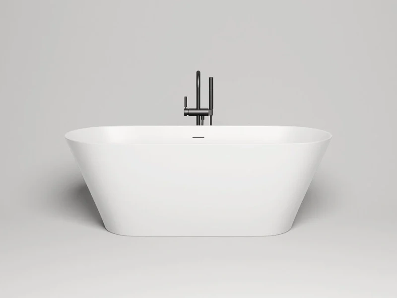 Ванна из искусственного камня Salini Mona 170x72 см белая - фото 4