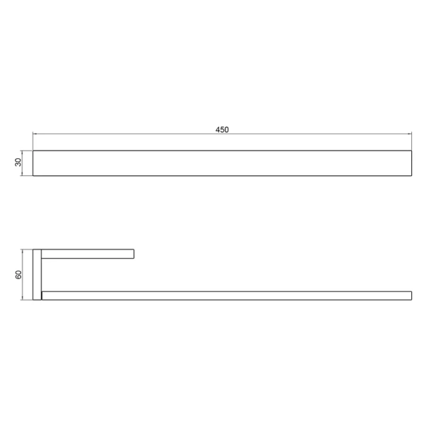 Полотенцедержатель Timo Petruma никель, настенные - фото 5