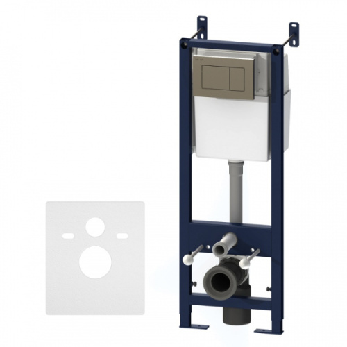 Инсталляция для подвесного унитаза Am.Pm с клавишей - фото 1